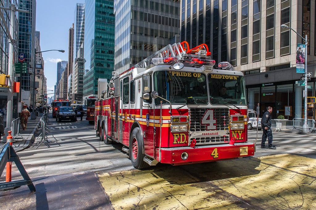New York fire truck