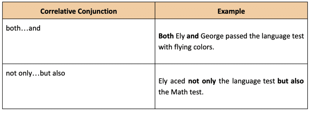 grammar rule for language exams: correlative conjunctions come in pairs